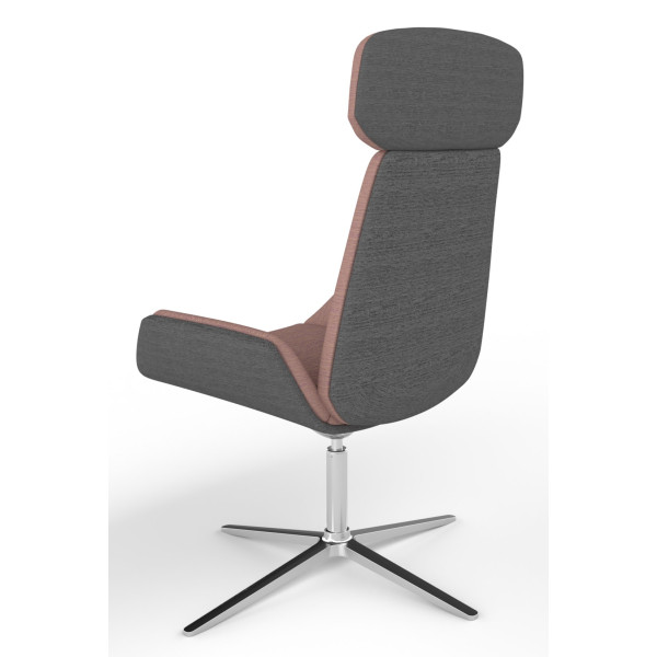 Reflect Lounge Chair With 4 Star Base And Gas Lift